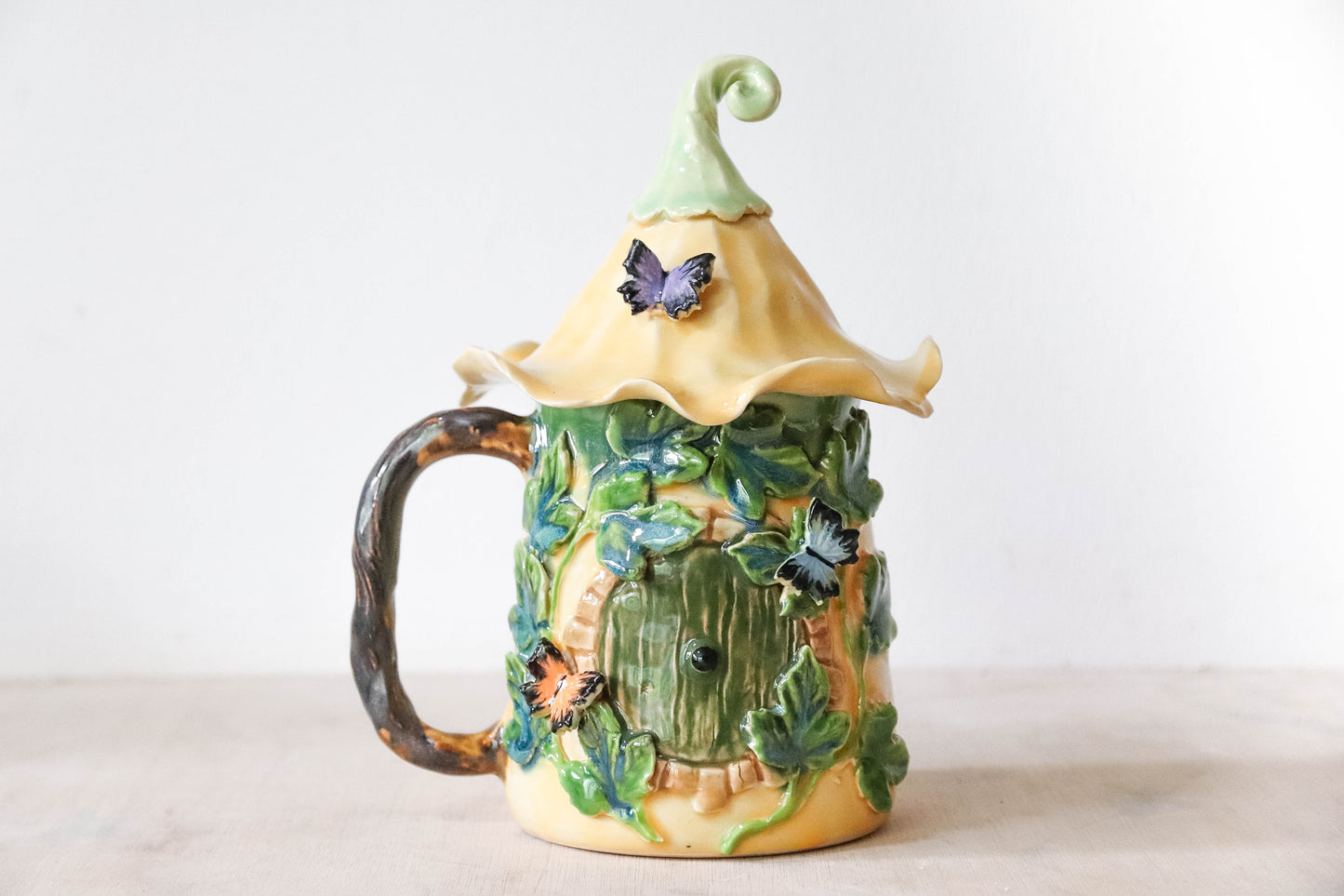 Butterfly Hobbit Stoneware Mug