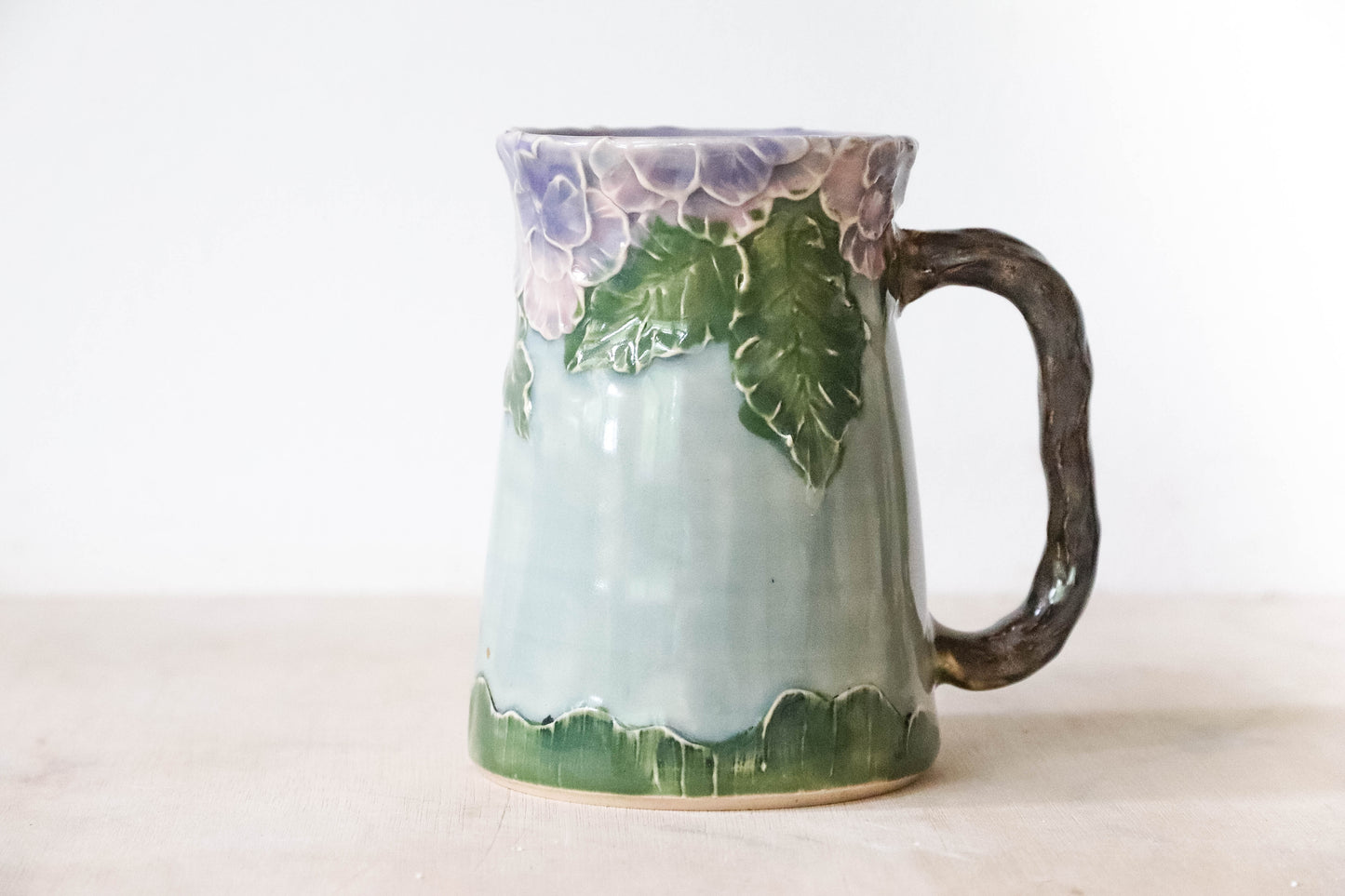 Floral Knight Stoneware Mug