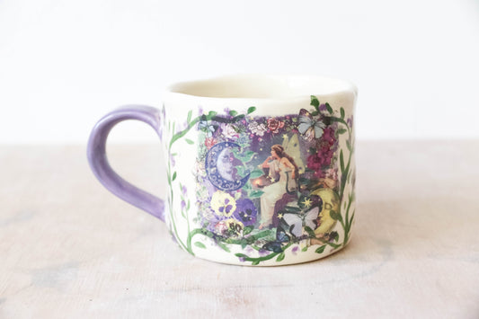 Purple Whimsygoth Fairy Mug Medium