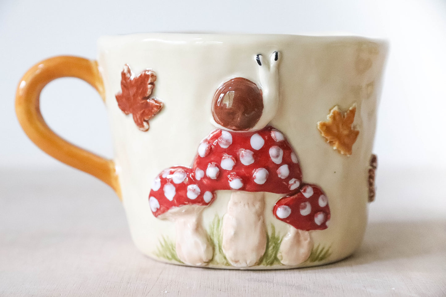 Snail and Toadstools Mug