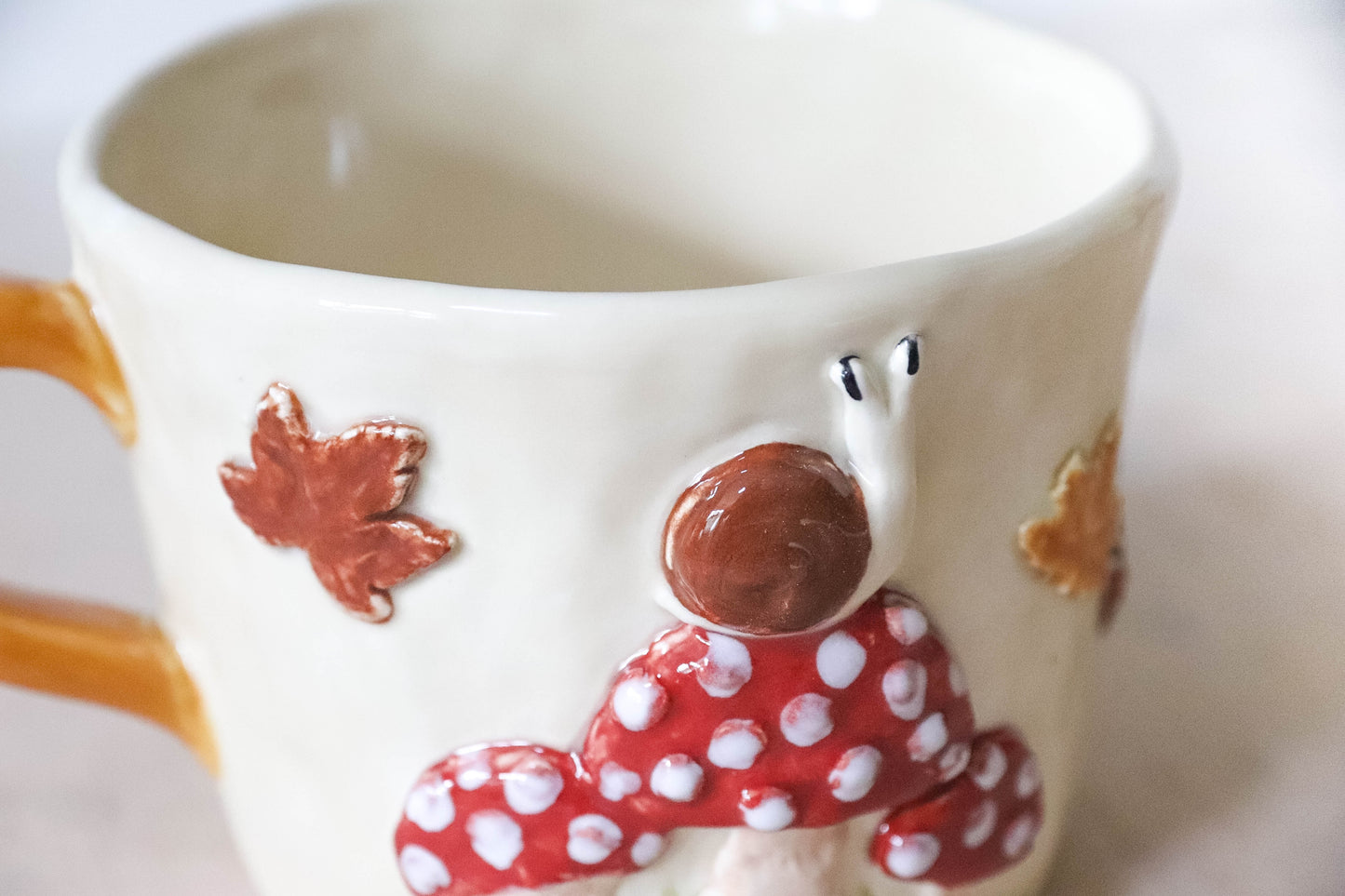 Snail and Toadstools Mug