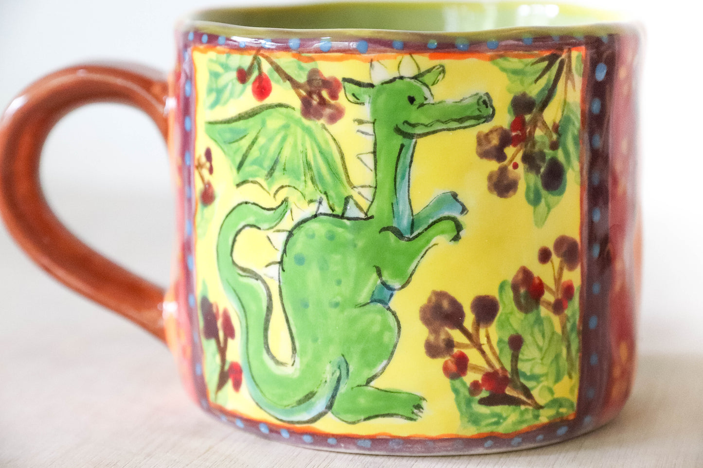 Blackberry Dragon Mug Medium