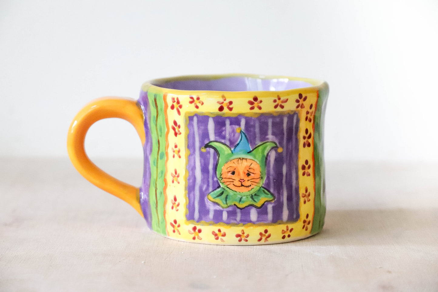 Cat Jester Mug Large