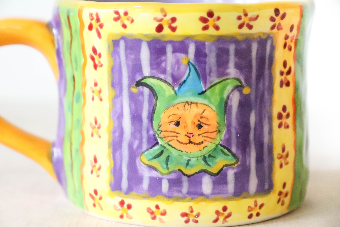 Cat Jester Mug Large