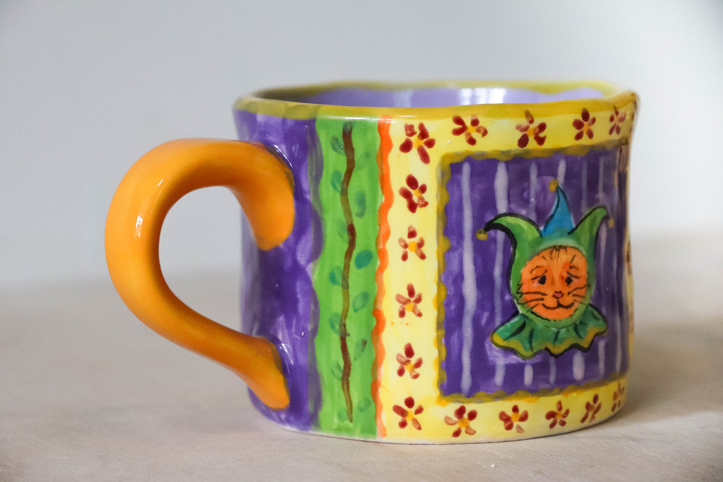 Cat Jester Mug Large