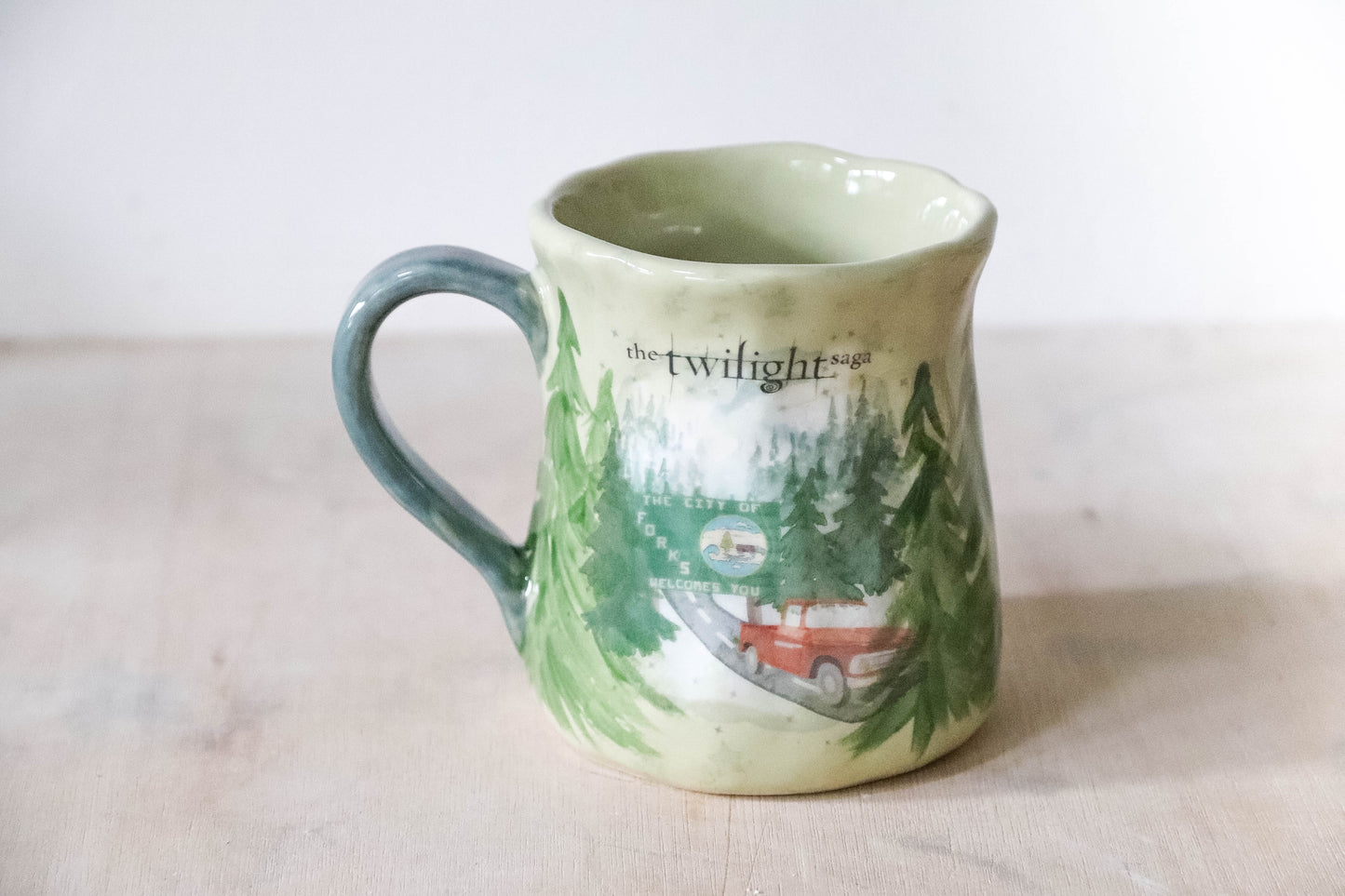 Green Twilight Tulip Mug