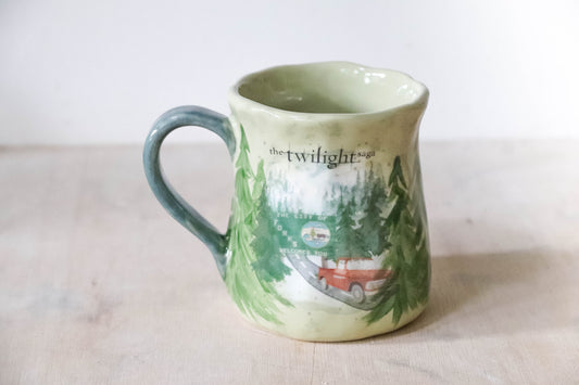 Green Twilight Tulip Mug