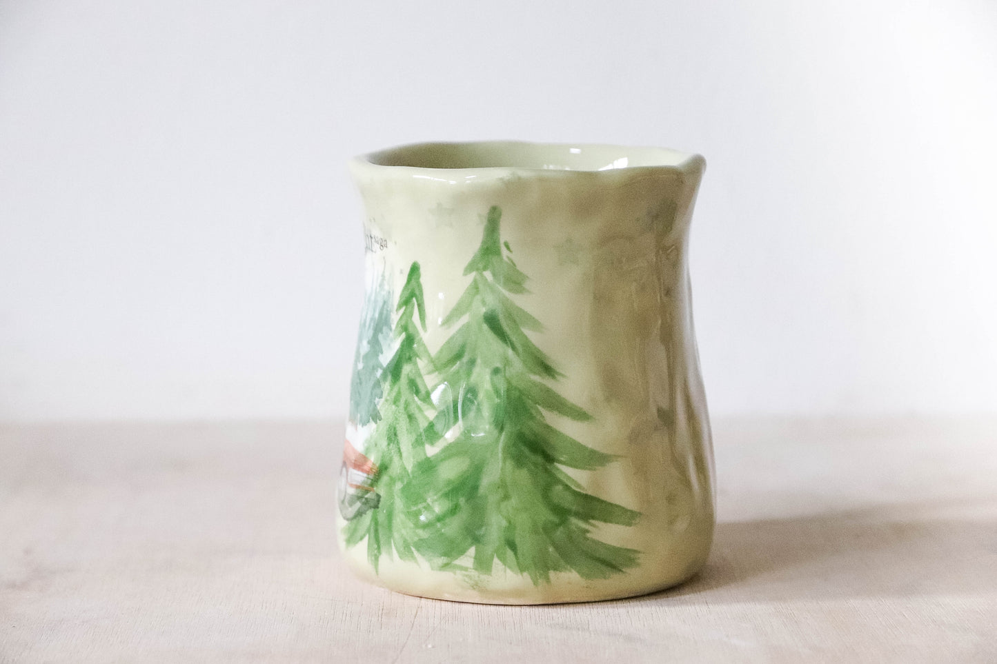 Green Twilight Tulip Mug