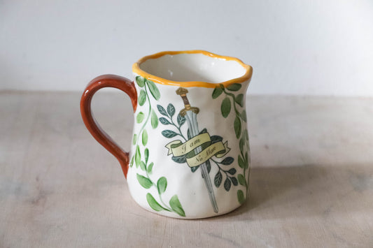 I am No Man Tulip Mug