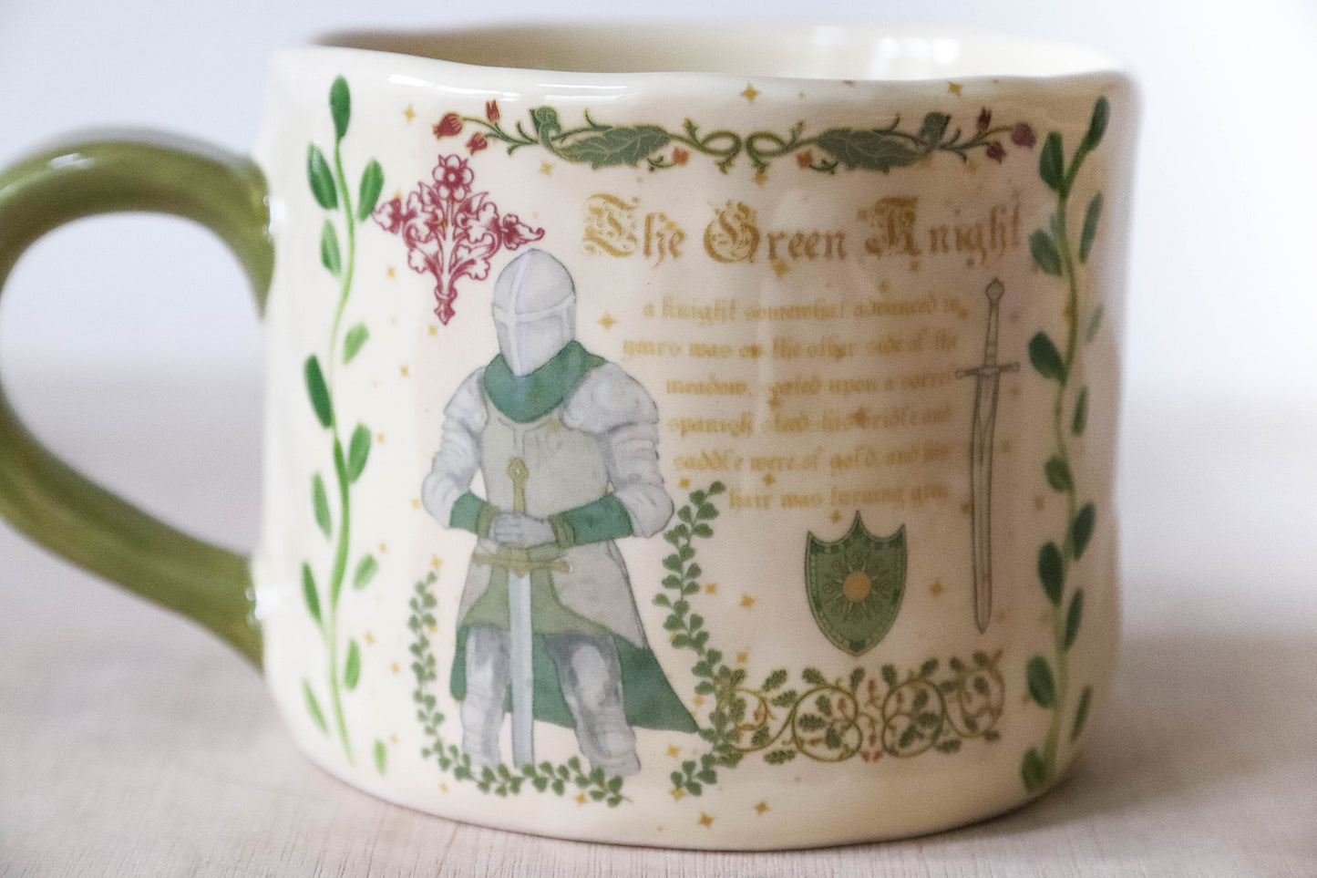 Green Knight Mug Medium