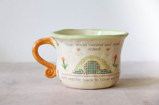 Hobbit Cross Stitch Mug