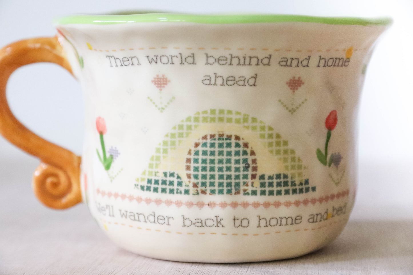 Hobbit Cross Stitch Mug