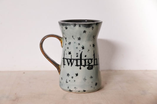 Grey Blue Twilight Stoneware Mug