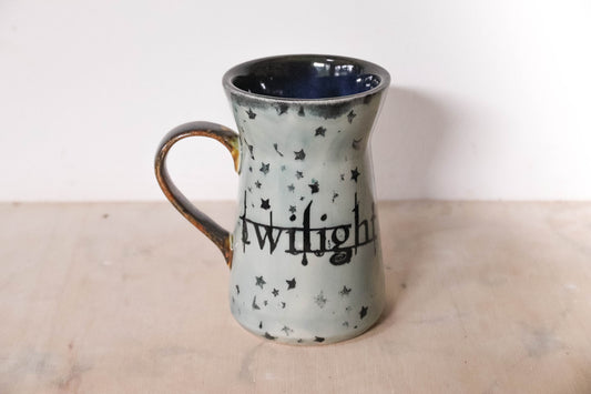 Grey Blue Twilight Stoneware Mug