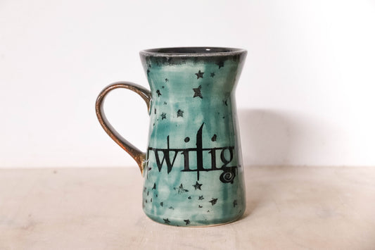 Green Twilight Stoneware Mug