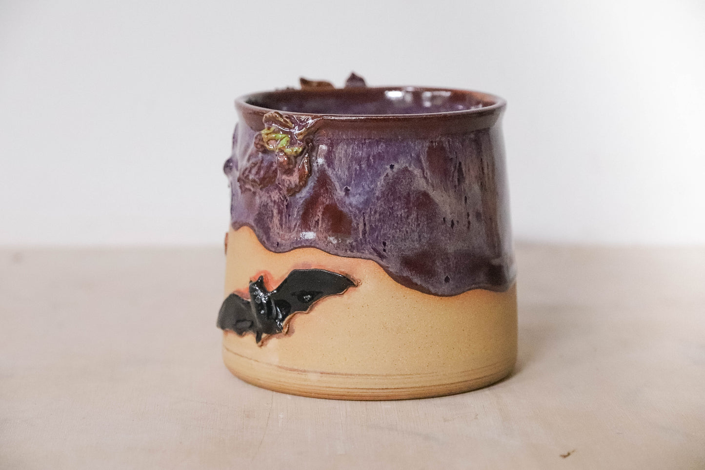 Berry Bats Stoneware Mug
