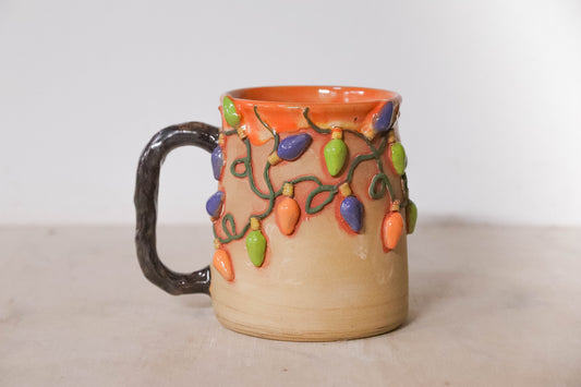 Halloween Lights Stoneware Mug