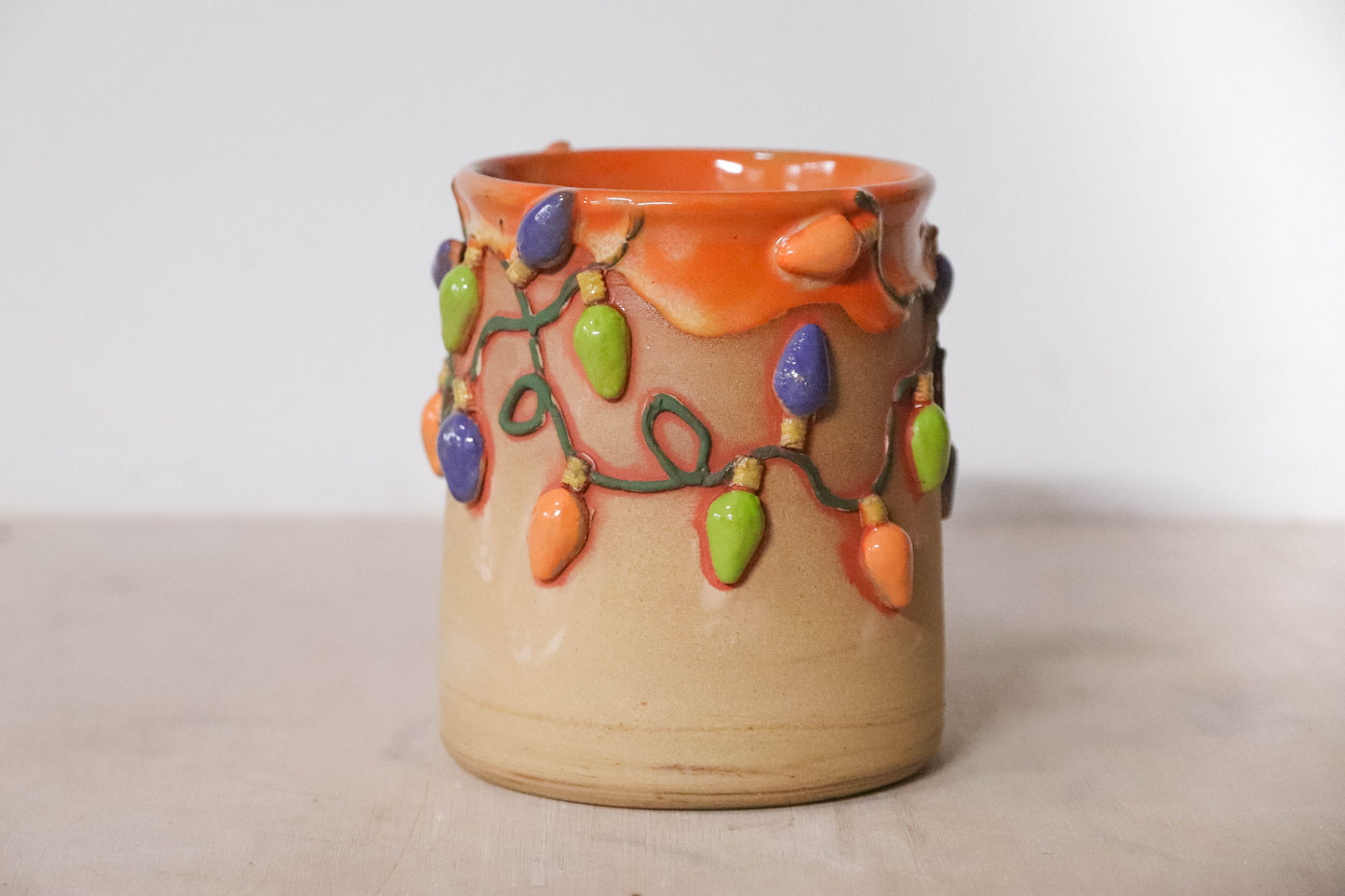 Halloween Lights Stoneware Mug