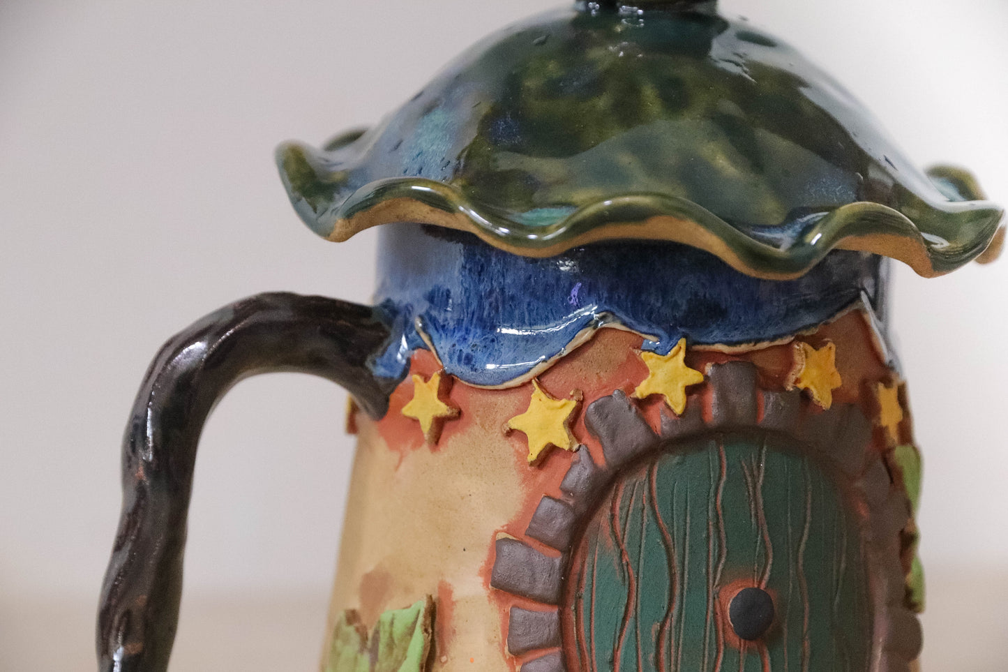 Halloween Hobbit House Stoneware Mug
