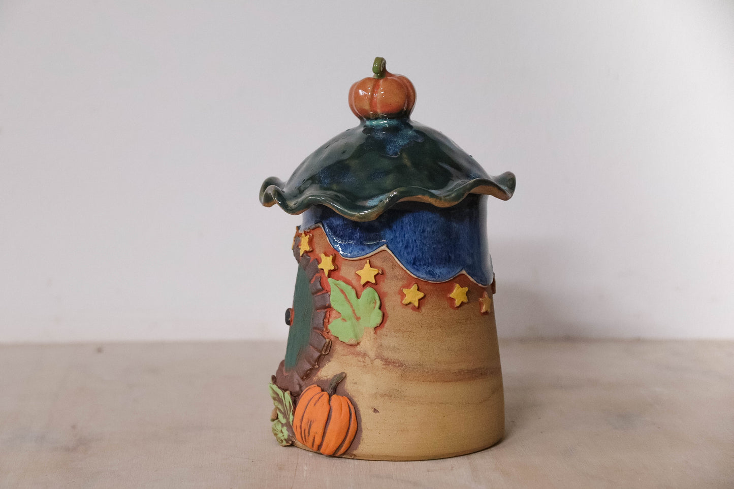 Halloween Hobbit House Stoneware Mug