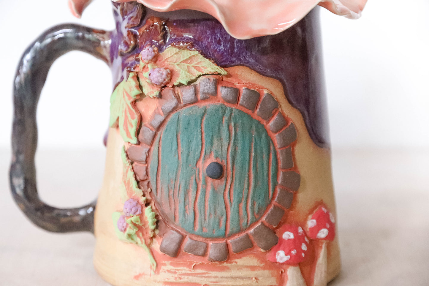 Autumn Hobbit House Stoneware Mug