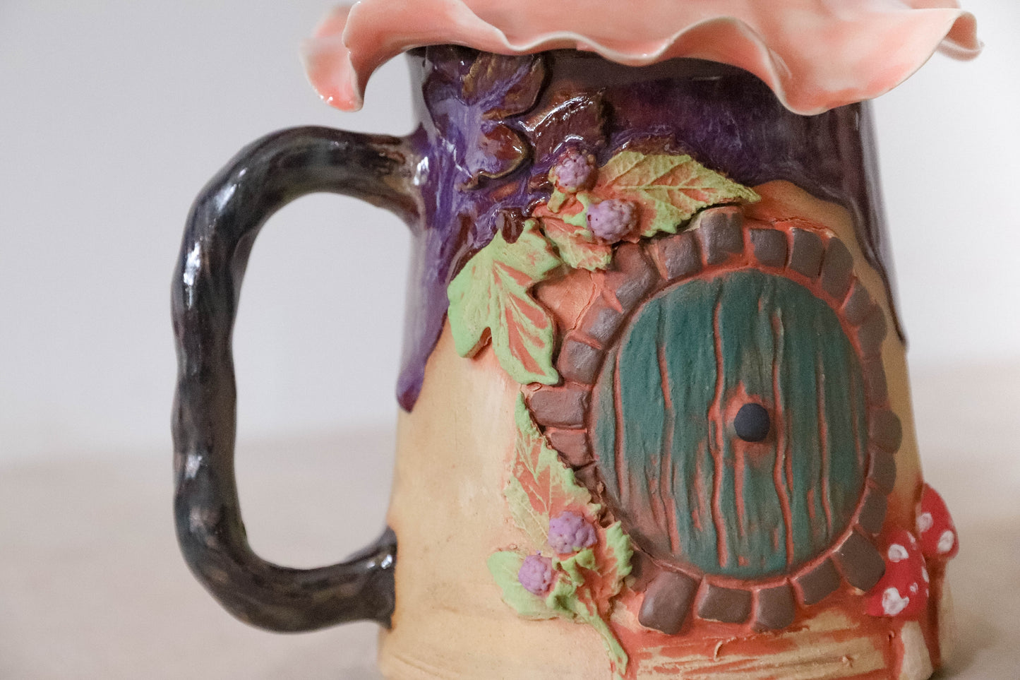 Autumn Hobbit House Stoneware Mug