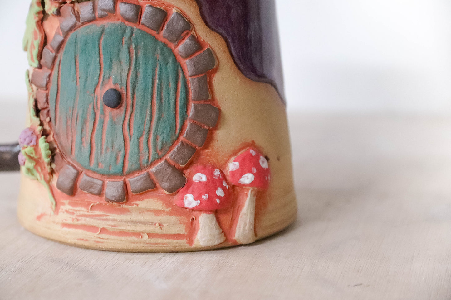 Autumn Hobbit House Stoneware Mug