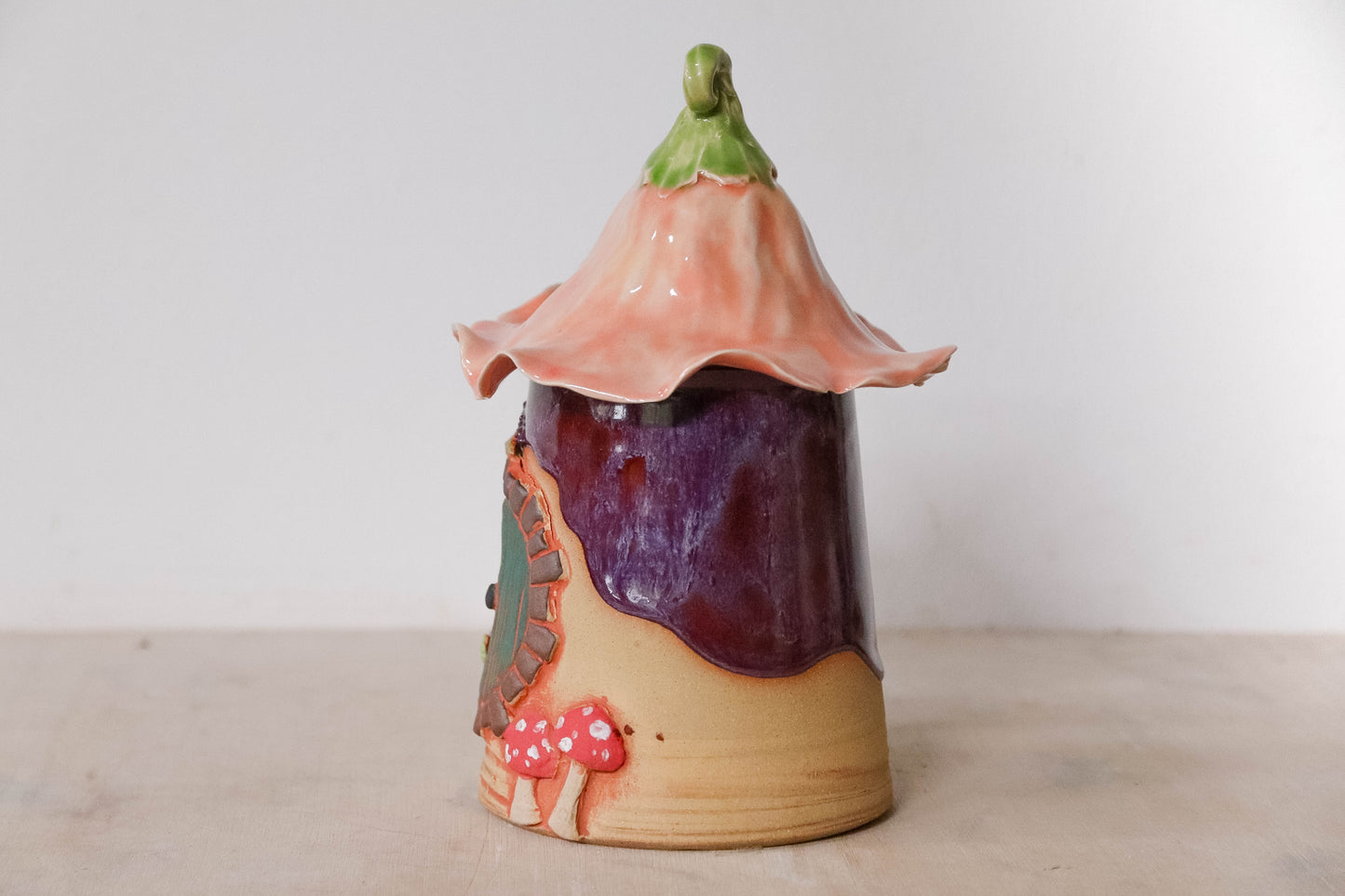 Autumn Hobbit House Stoneware Mug