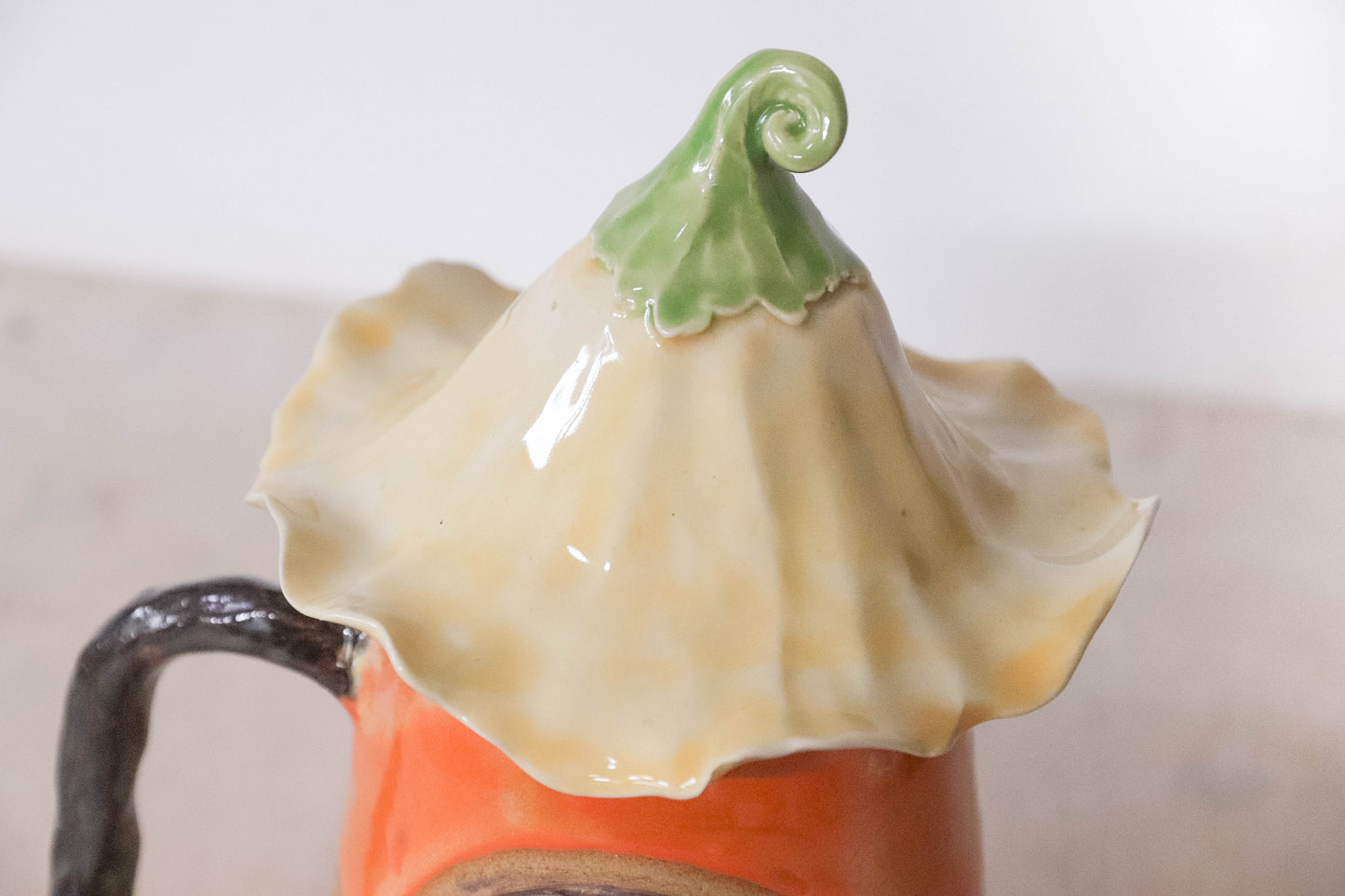 Pumpkin Garden Hobbit House Stoneware Mug
