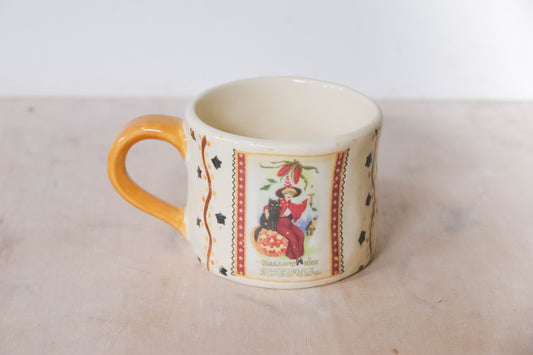 Vintage Halloween Witch Mug Large