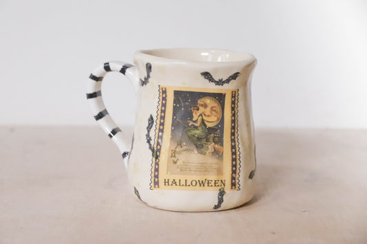 Vintage Halloween Witch Tulip Mug