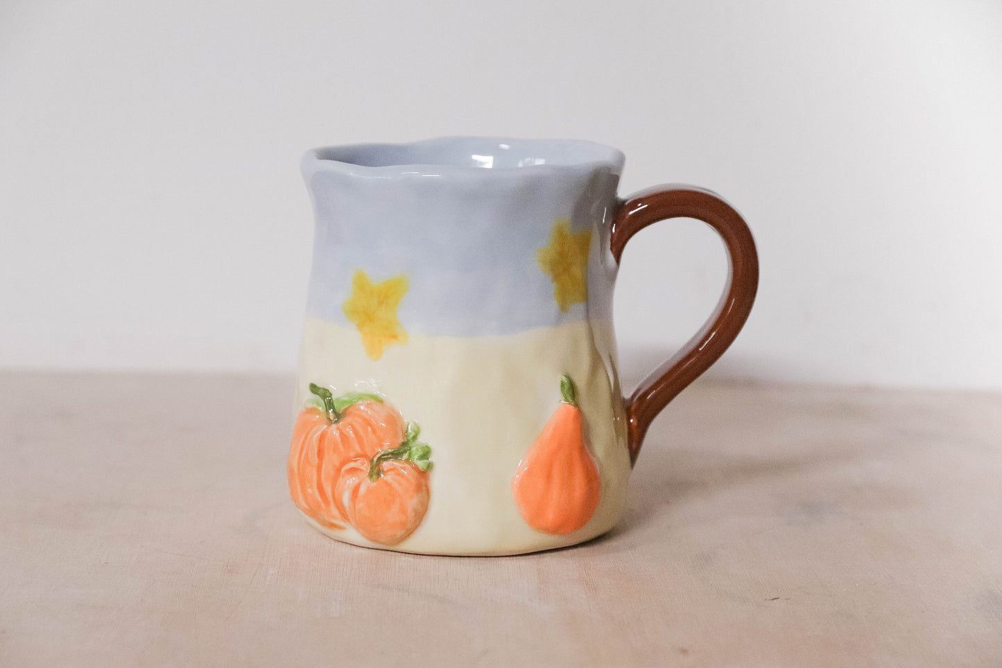 Ghost Carving Pumpkin Tulip Mug
