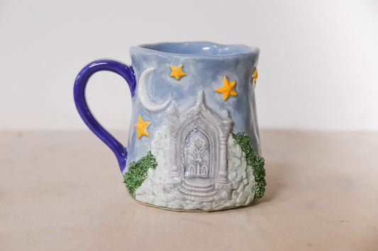 Elvish Castle Tulip Mug