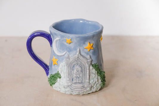 Elvish Castle Tulip Mug