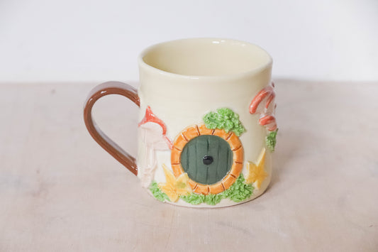 Mushroom Hobbit Round Mug