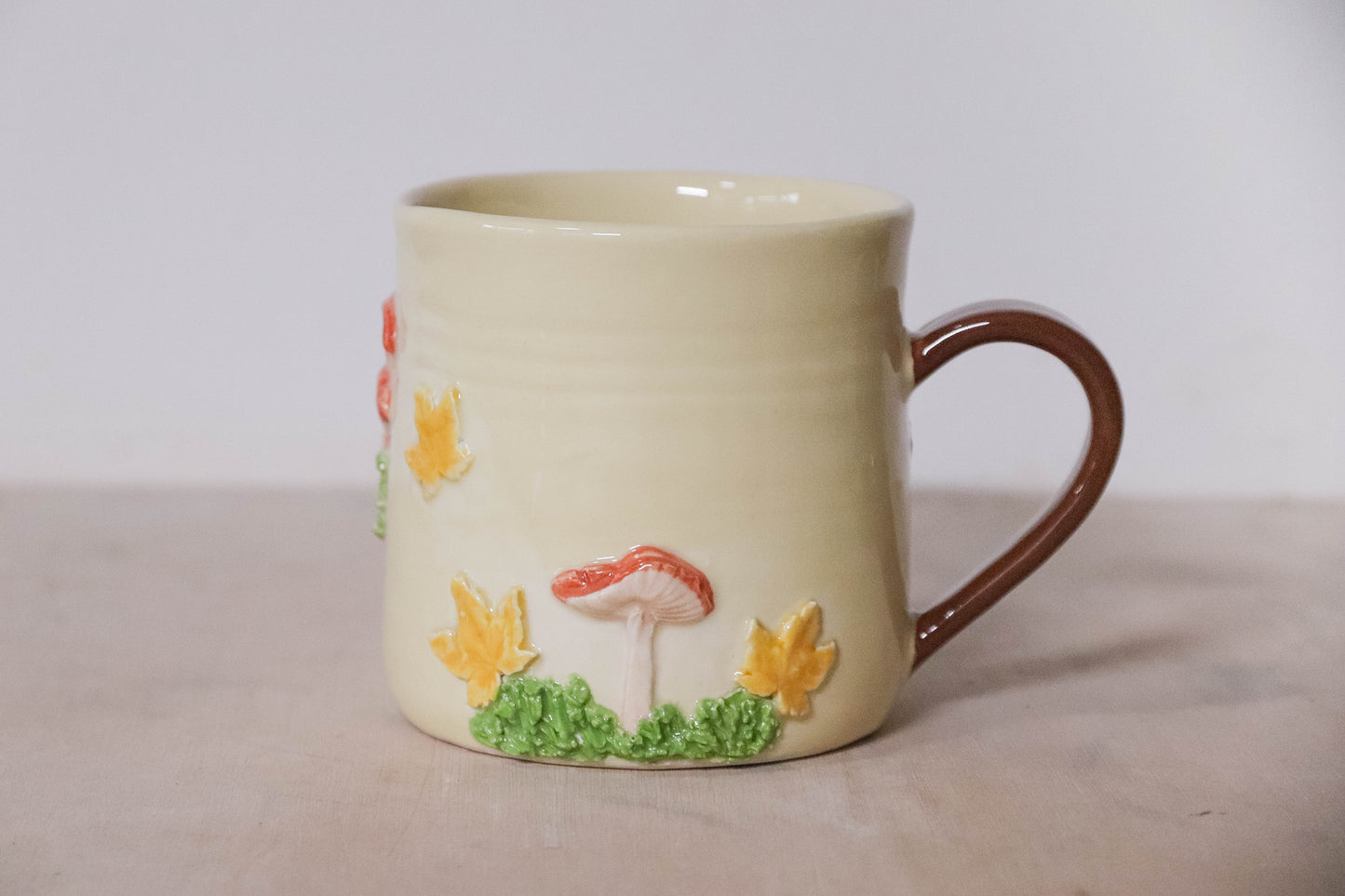 Mushroom Hobbit Round Mug