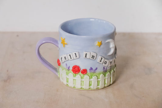 Fall in Love Round Mug