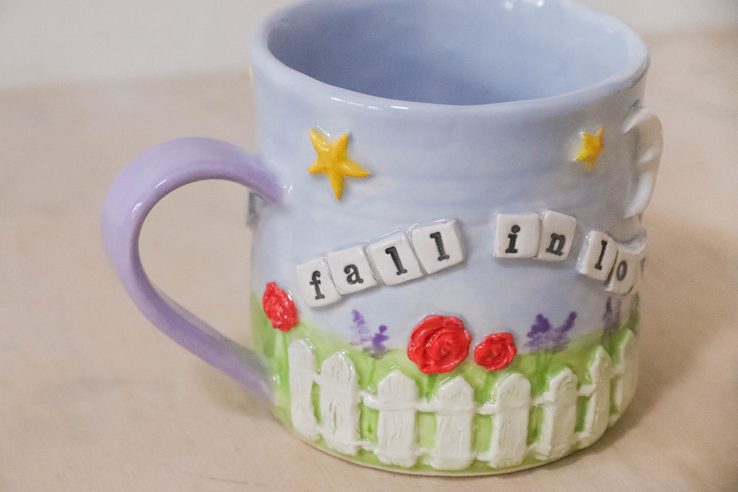 Fall in Love Round Mug