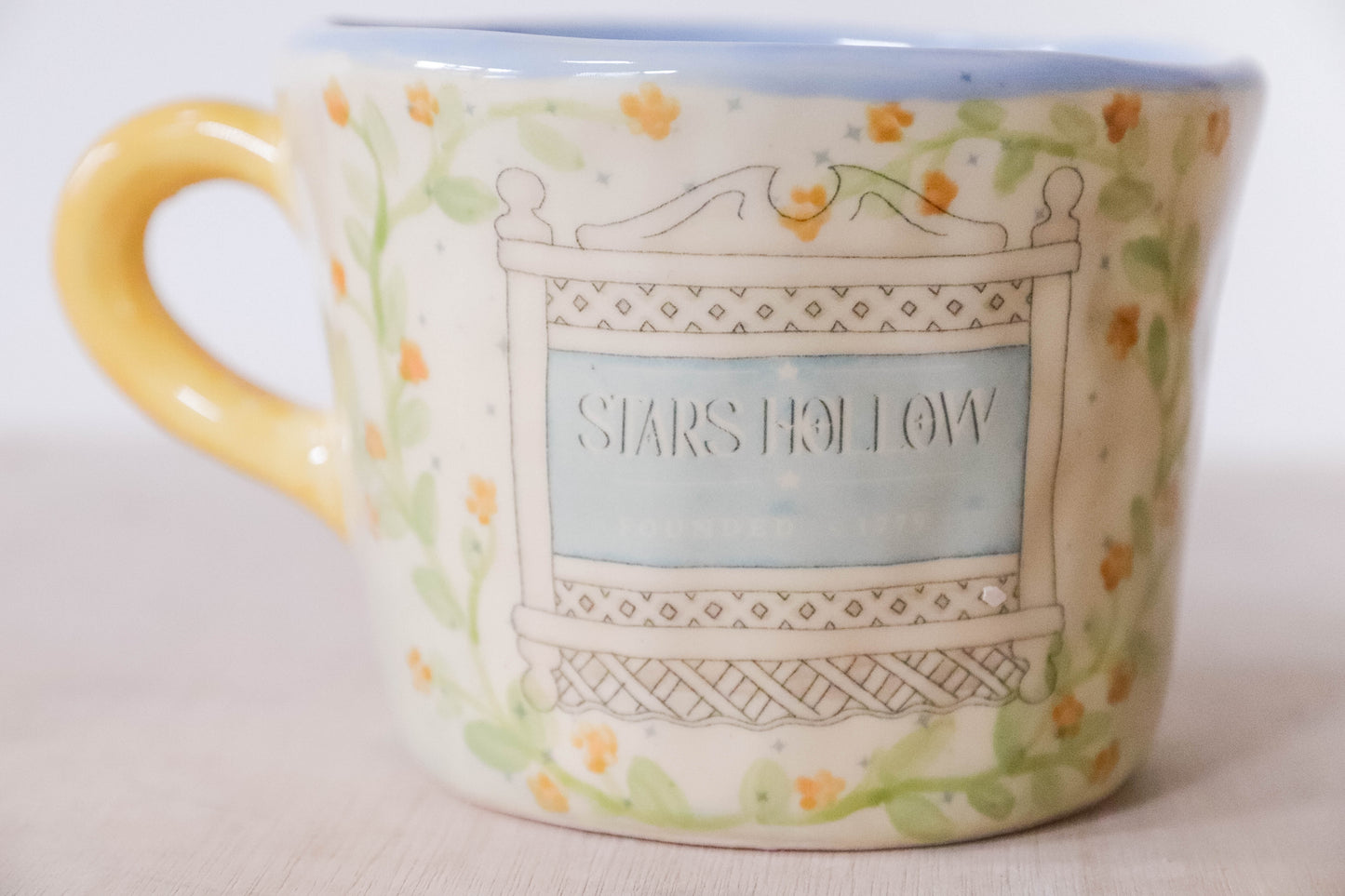 Stars Hollow Blue Mug