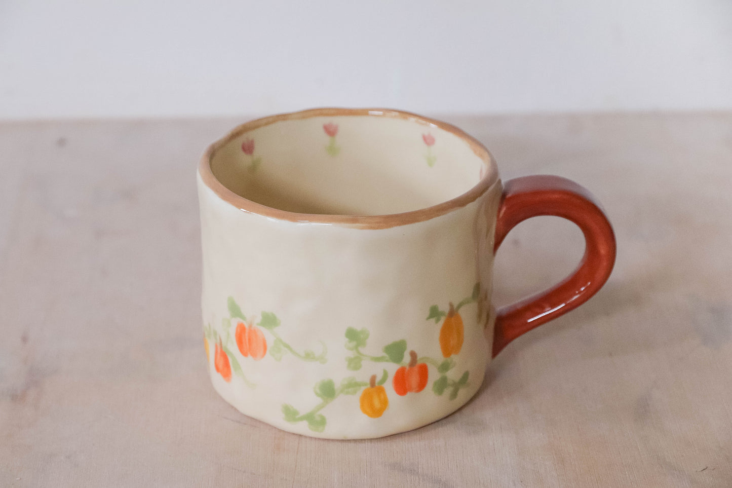 Autumn Hobbit Cross Stitch Mug Large