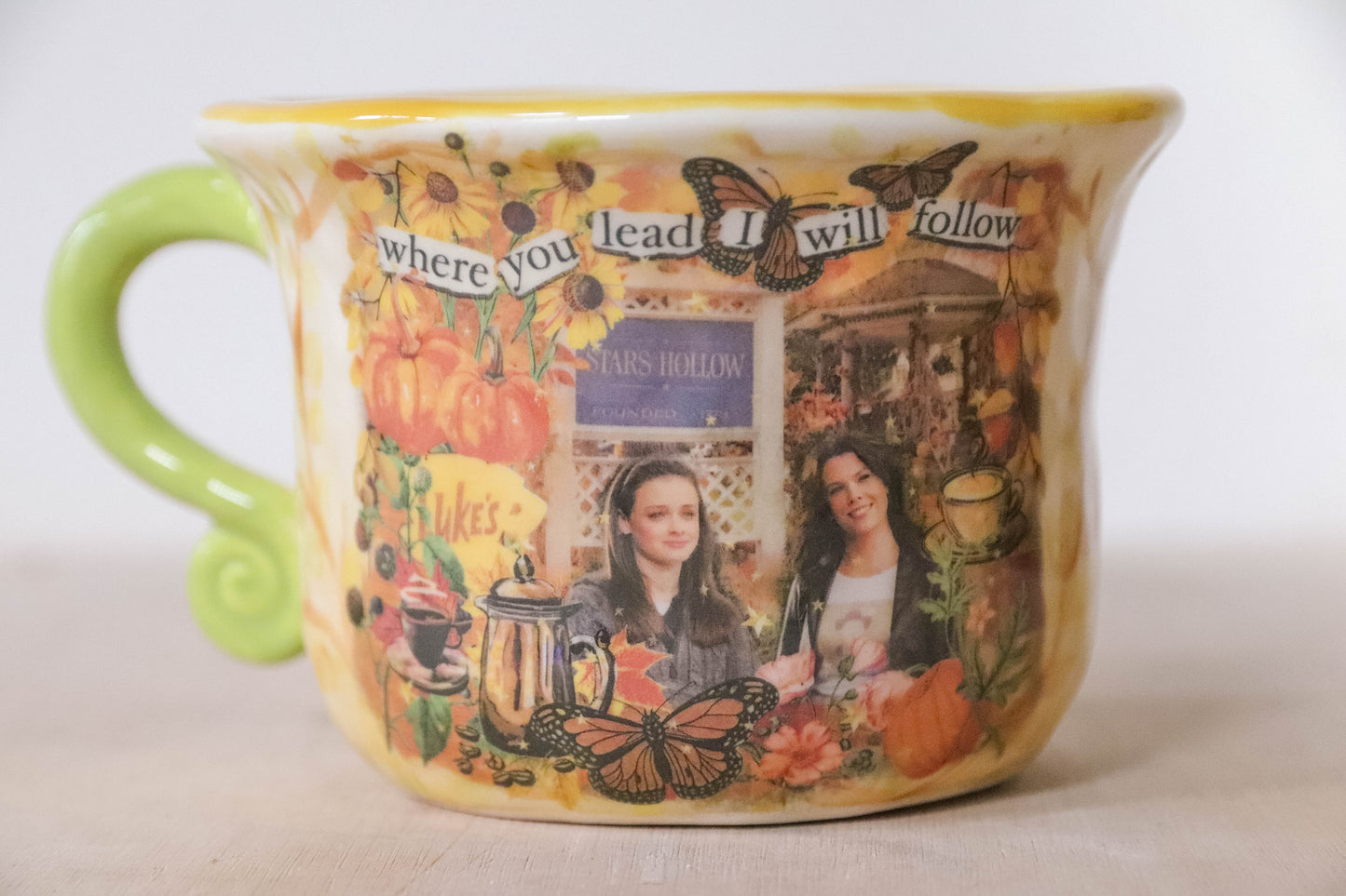 Yellow Gilmore Girls Mug