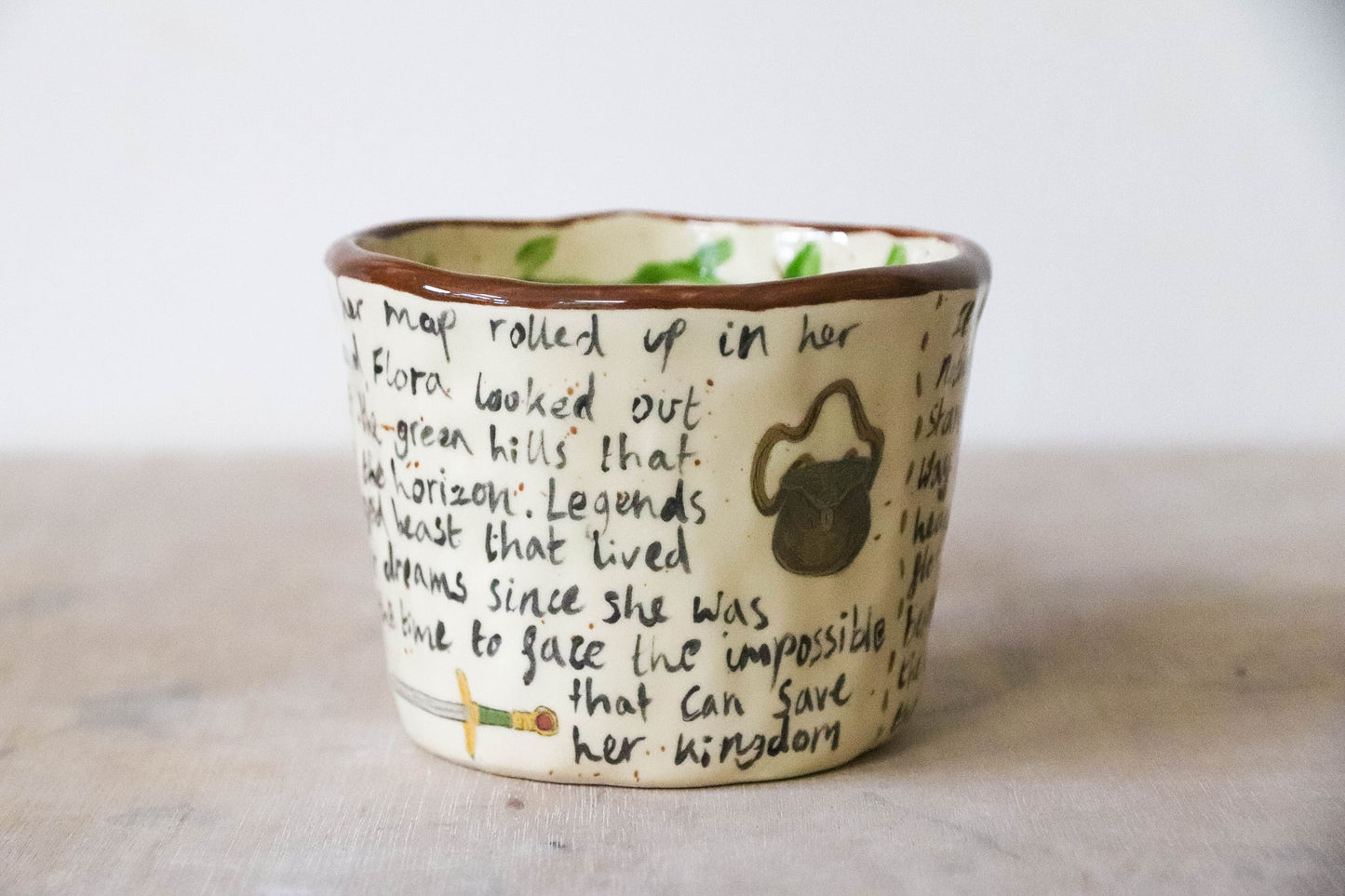 Peekaboo Dragon Slayer Story Mug