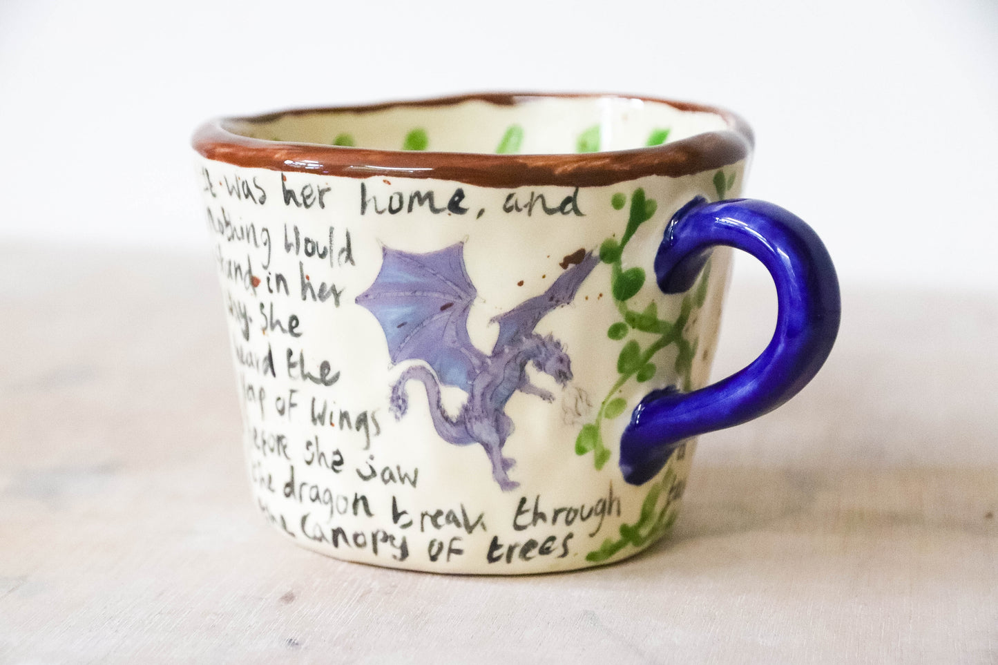 Peekaboo Dragon Slayer Story Mug
