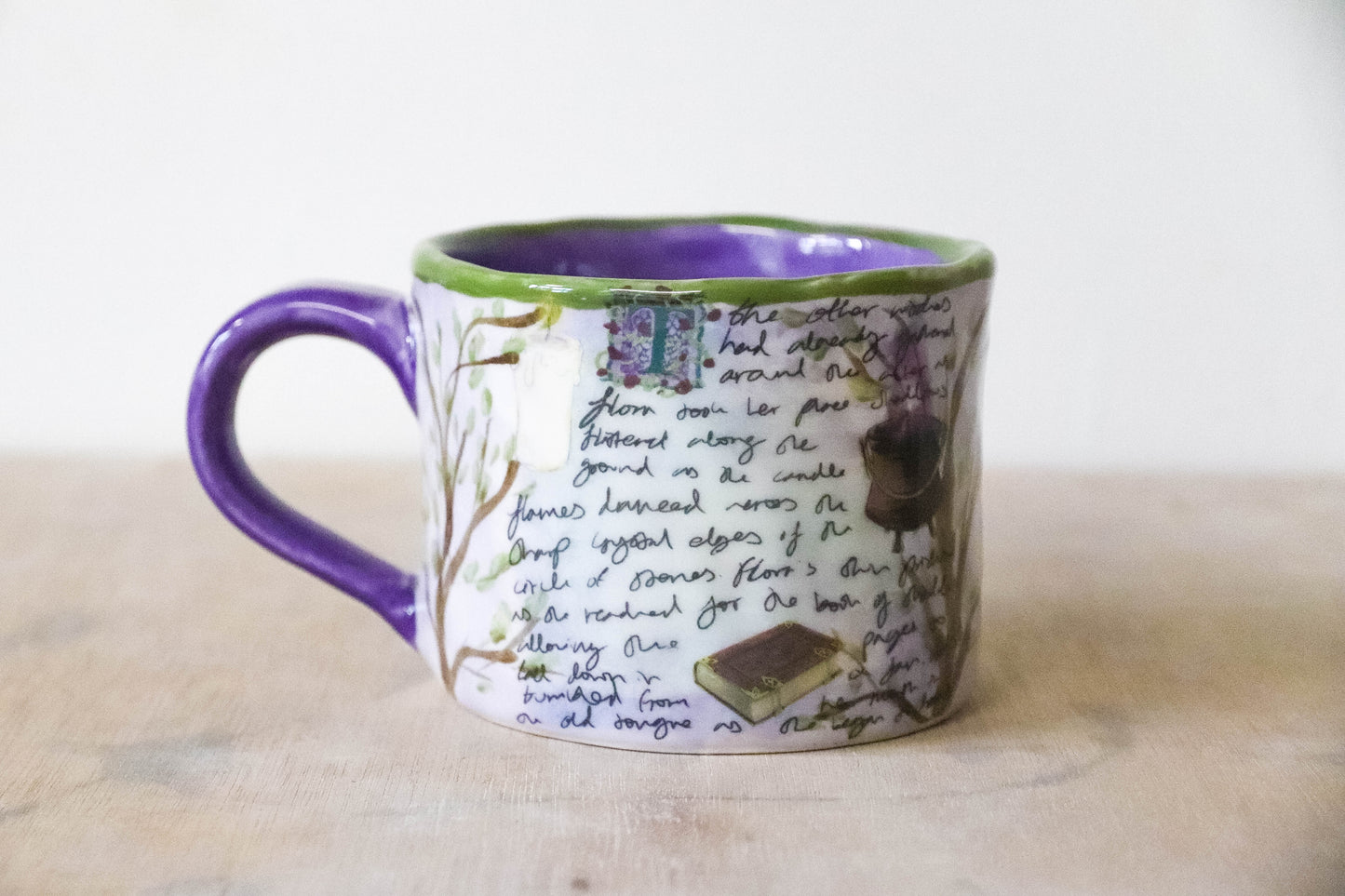 Purple Witch Story Mug Large