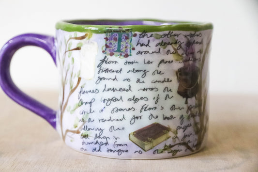 Purple Witch Story Mug Large
