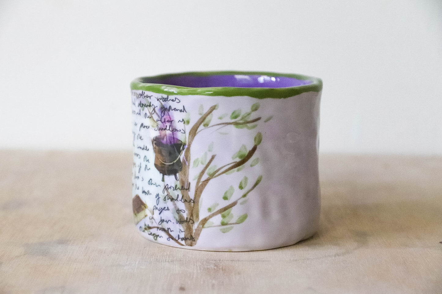Purple Witch Story Mug Large