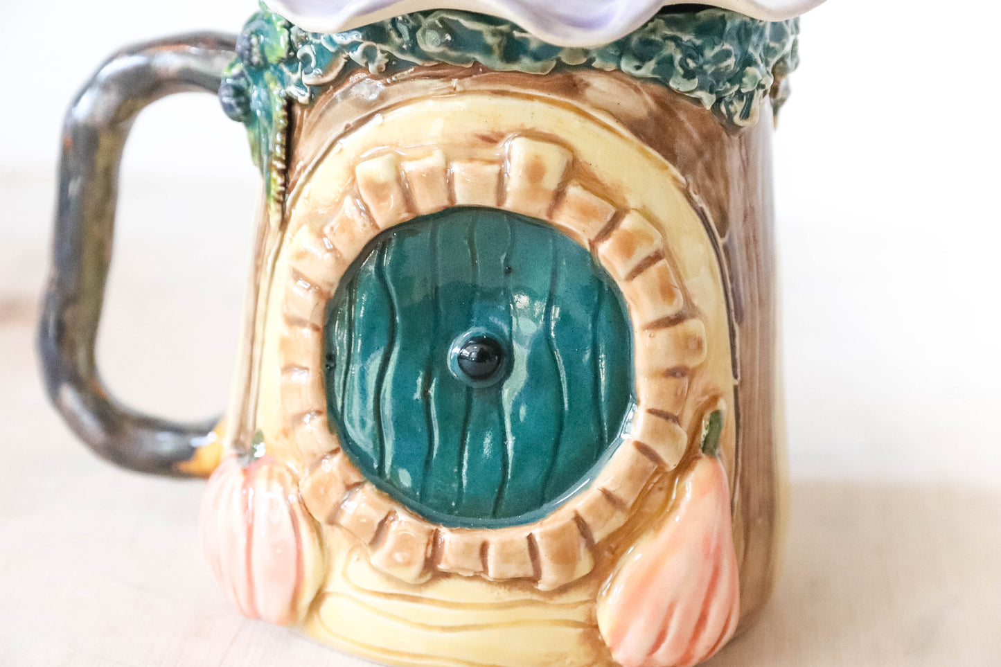 Pumpkin Wizard Hat Hobbit House Stoneware Mug