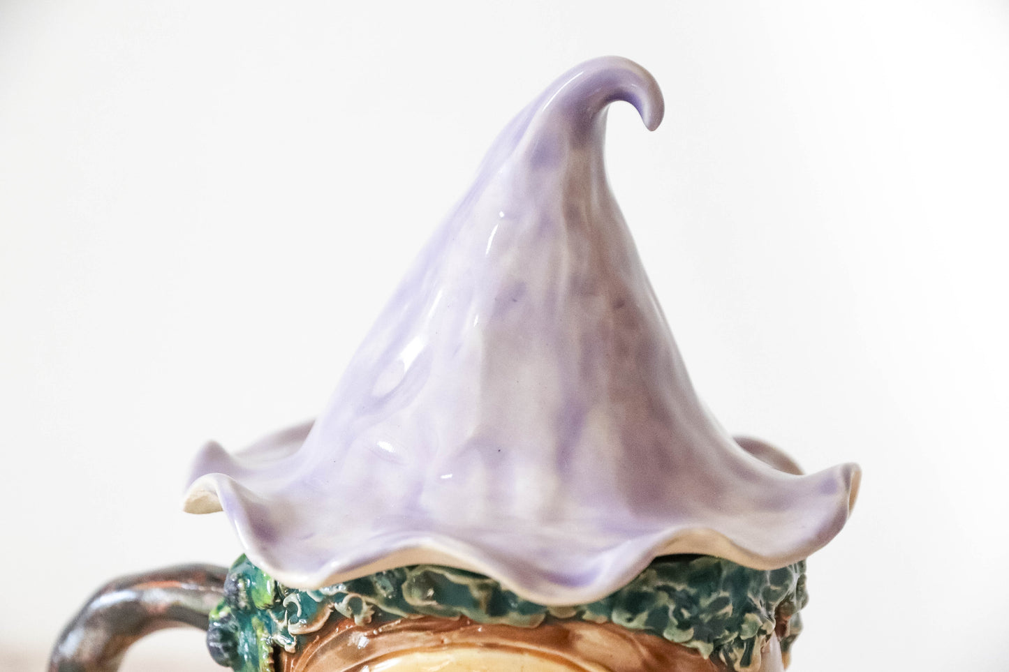 Pumpkin Wizard Hat Hobbit House Stoneware Mug