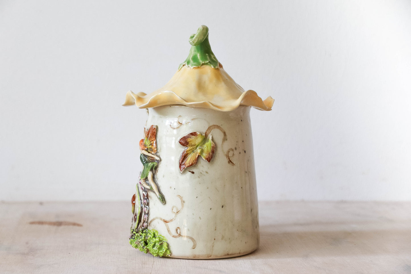 Autumn Fairy House Stoneware Mug