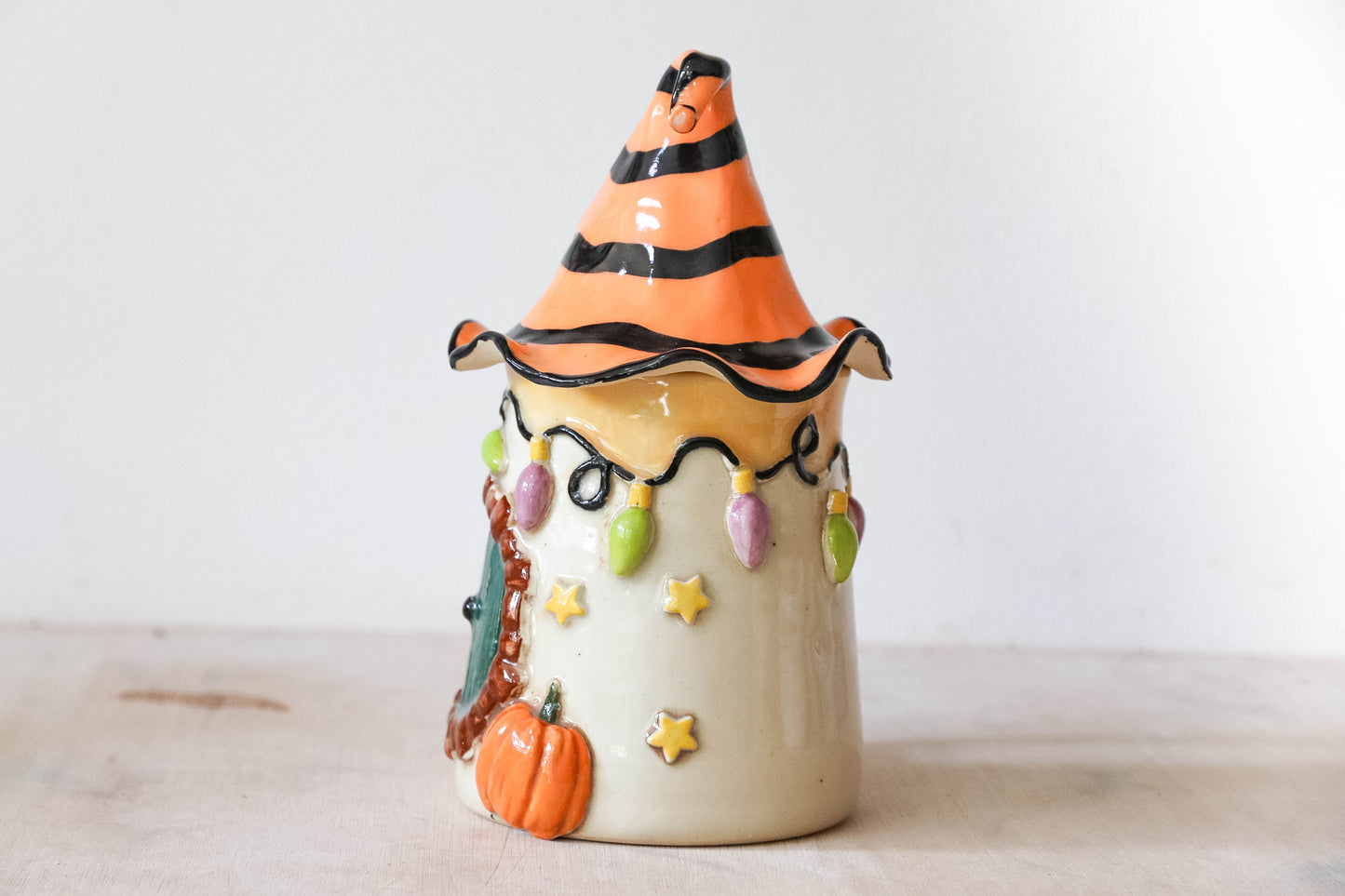 Halloween Hobbit House Stoneware Mug
